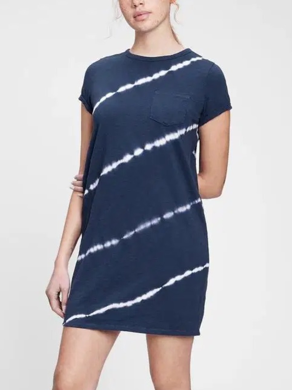 GAP 100% Cotton Tie Dye T-Shirt Dress Size XS